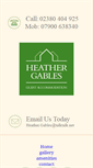 Mobile Screenshot of heathergables.co.uk